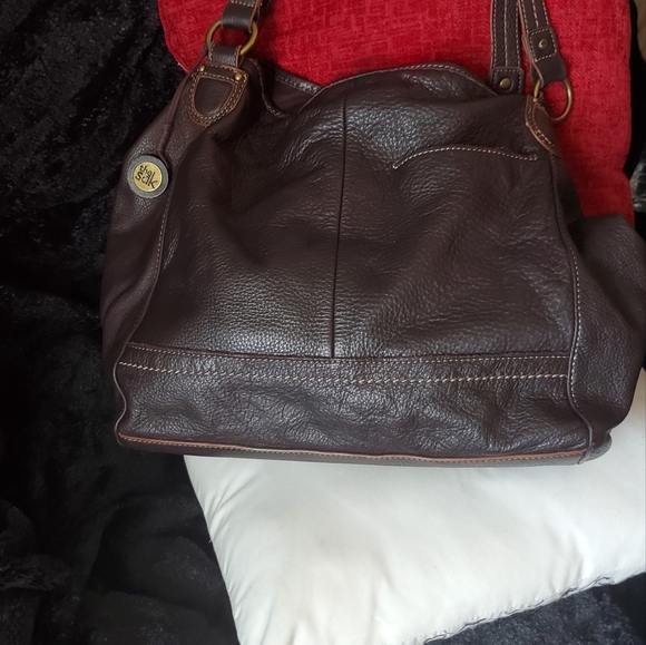 The Sak Medium Shopper Handbag - Chocolate - Picture 3 of 9